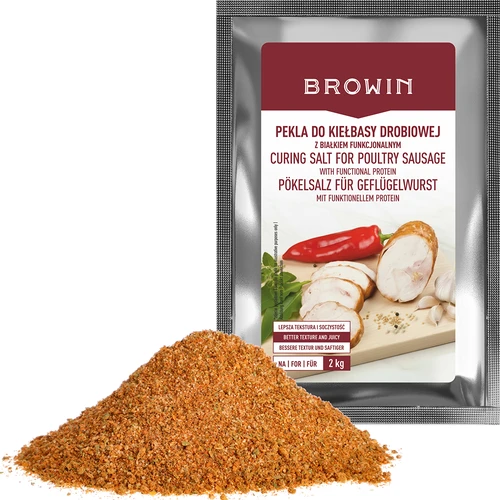 Nitritna sol – Pekla za kobasicu od peradi, s funkcionalnim proteinom, 60 g - 3