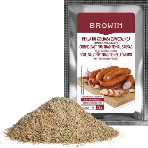 Nitritna sol - Pekla za običnu kobasicu, s funkcionalnim proteinom, 64 g - 5