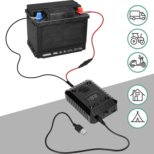 Odstranjivač kuna i glodavaca za automobile i prostorije (ultrazvuk +LED) - 12