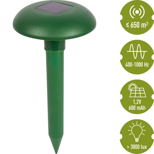 Odstraszivač krtica napajan solarnom baterijom - 5