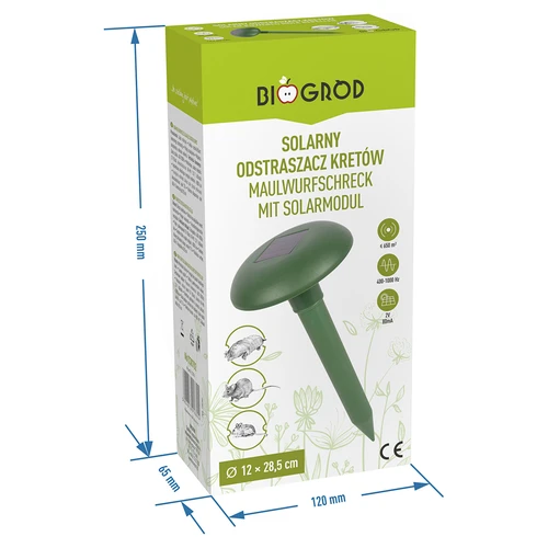 Odstraszivač krtica napajan solarnom baterijom - 8