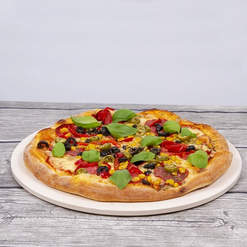 Okrugli kamen za pizzu, izrađen od kordierita, promjer 33 cm - 18