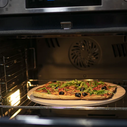 Okrugli kamen za pizzu, izrađen od kordierita, promjer 33 cm - 11