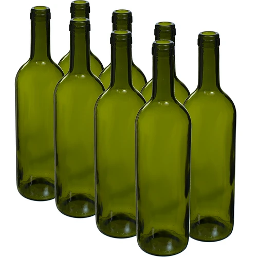 Olivna boca za vino 0,75 L - paket 8 kom.  - 1 