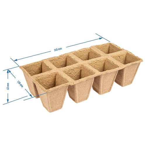 Papirnate posude 6 x 6 x 6, set od 5 kom. - 4