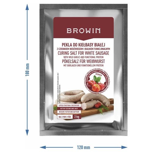 Pekla za bijelu kobasicu, s funkcionalnim proteinom i acerolom, 66g - 4