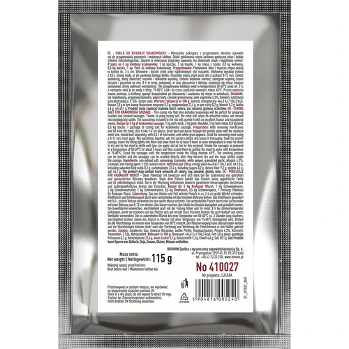Peklosól Pekel za krakovsku kobasicu - 115 g - 2
