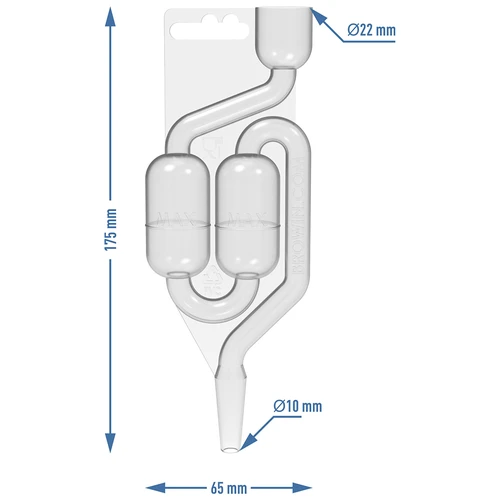 Plastična fermentacijska cijev MAXI-v2 - 3