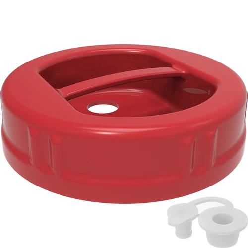 Plastični poklopac fi 100 twist-off s otvorom i čepom  - 1 