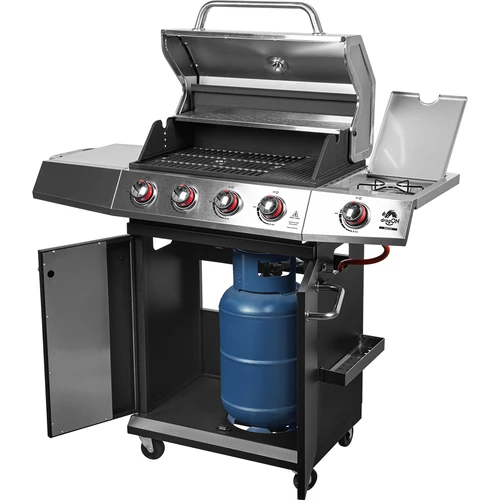 Plinski roštilj dragON BBQ101, 11,7 kW, crno-srebrni - 2