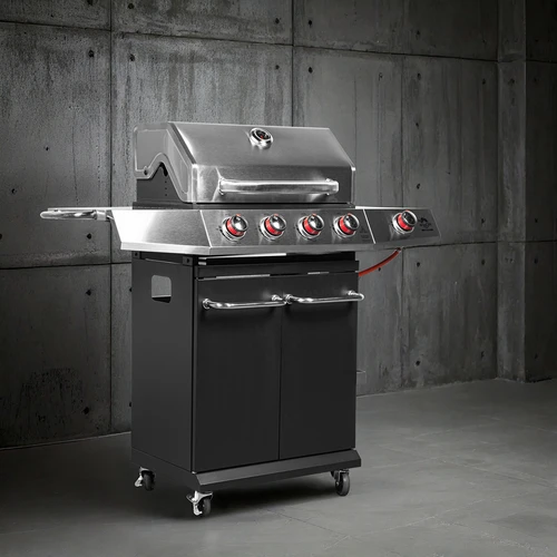 Plinski roštilj dragON BBQ101, 11,7 kW, crno-srebrni - 4