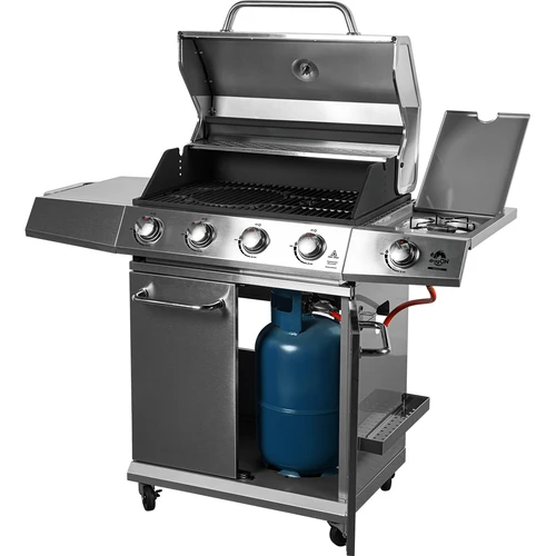 Plinski roštilj dragON BBQ201, 18,8 kW, srebrni - 2