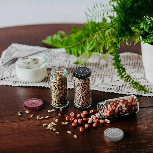 Poklopac fi 43 mm točkice mix - 10 kom. - 12