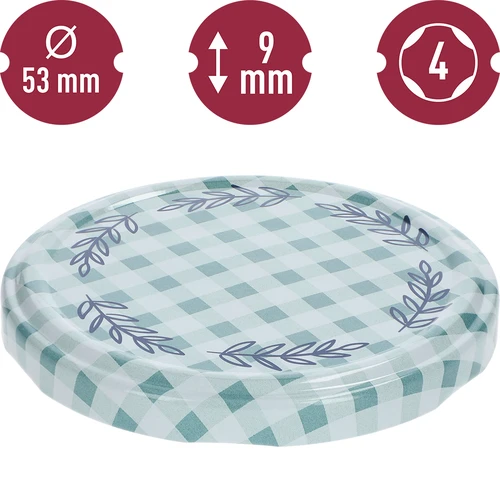 Poklopac fi 53 karirani - 10 kom. - 4