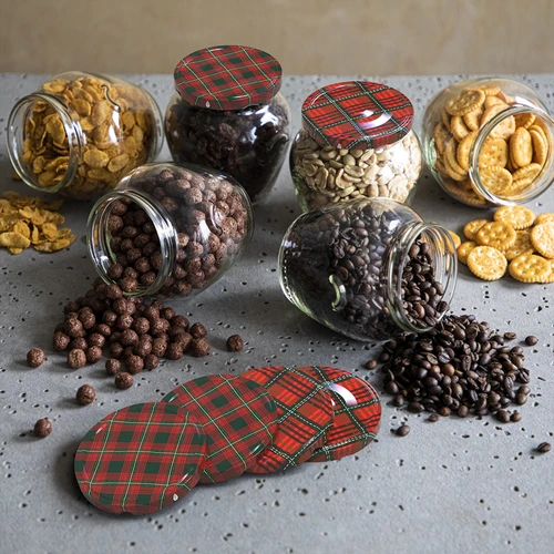 Poklopac fi82/6 škotski karirani mix, 10 kom. - 9