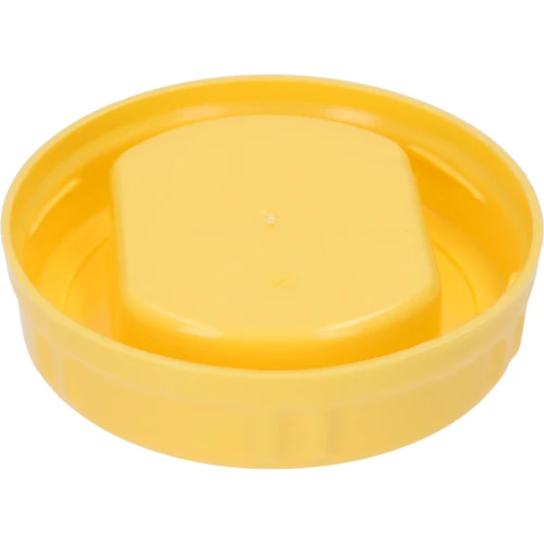 Žuti plastični TO poklopac fi 100 mm s ručkom, za staklene staklenke - 2