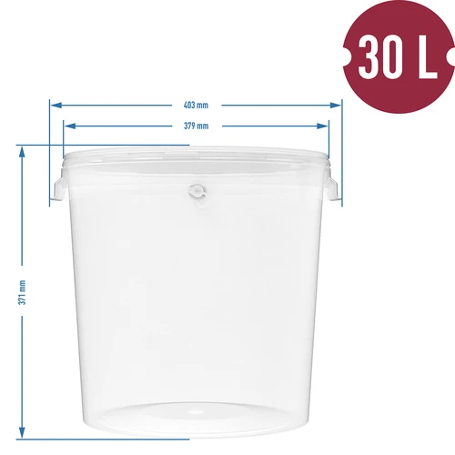 Posuda za fermentaciju 30 L s poklopcem - 12