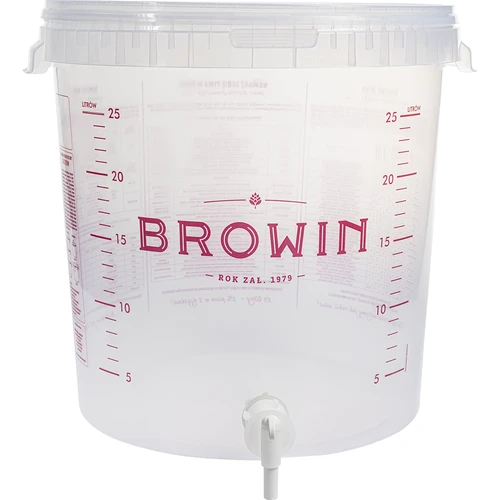 Posuda za fermentaciju 30 L s poklopcem i slavinom - 3