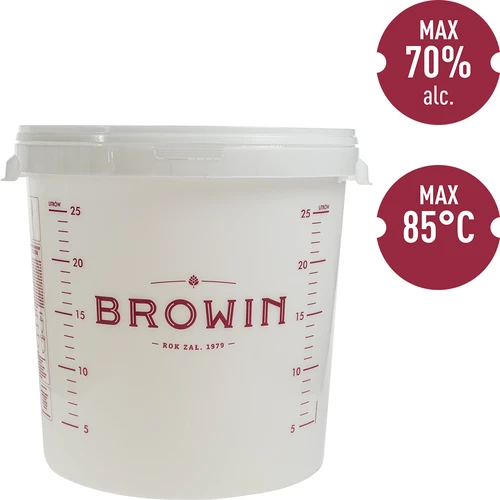 Posuda za fermentaciju s poklopcem 30 L - 5