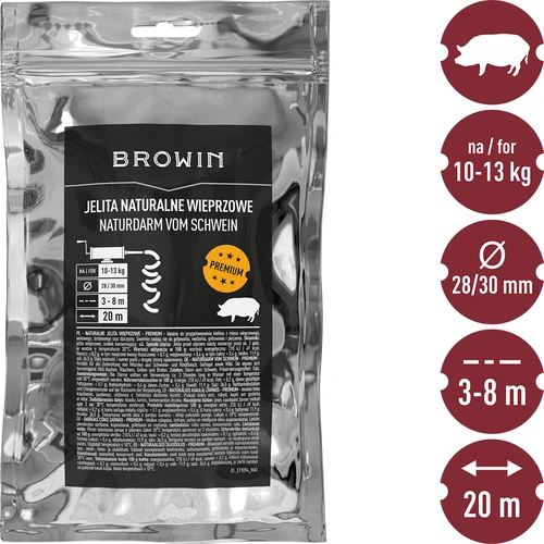 Premium svinjska crijeva 28/30mm, 3-8m, 20m - 3