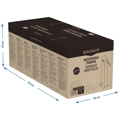Premium vertikalna punilica, 7 L - 13