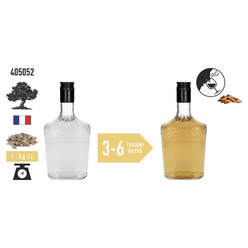 Prirodne hrastove pahuljice za aromatizaciju alkohola (viski, bijelo vino), 50 g - 6