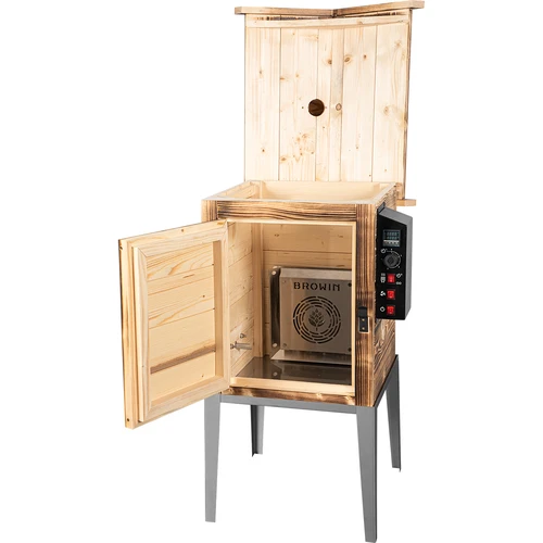 Pušnica 115 L dragON Wood 60E - drvena opaljana, s električnim grijaćim modulom i kontrolerom - 3