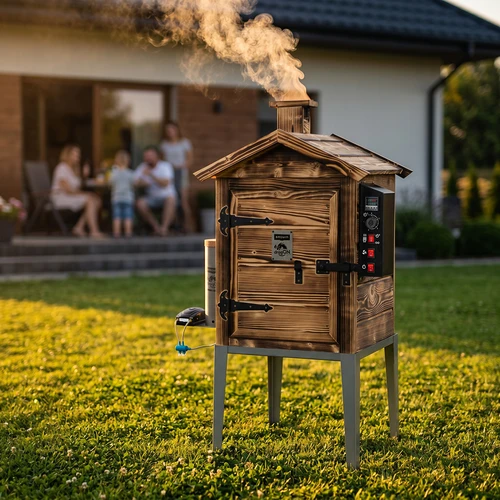 Pušnica 115 L dragON Wood 60E - drvena opaljana, s električnim grijaćim modulom i kontrolerom - 12
