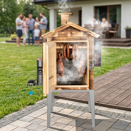 Pušnica 115 L dragON Wood 60E - drvena opaljana, s električnim grijaćim modulom i kontrolerom - 13