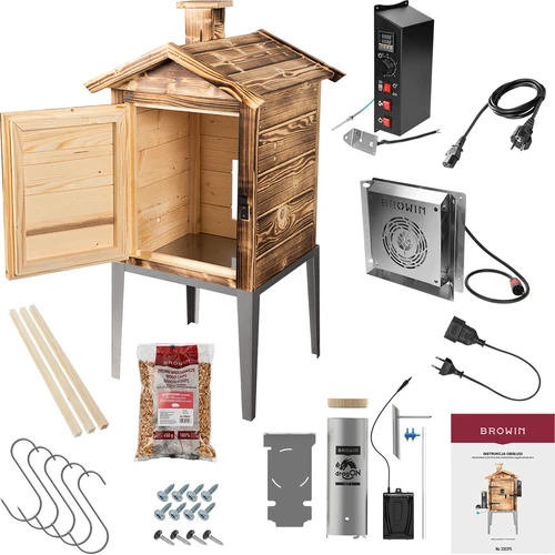 Pušnica 115 L dragON Wood 60E - drvena opaljana, s električnim grijaćim modulom i kontrolerom - 2