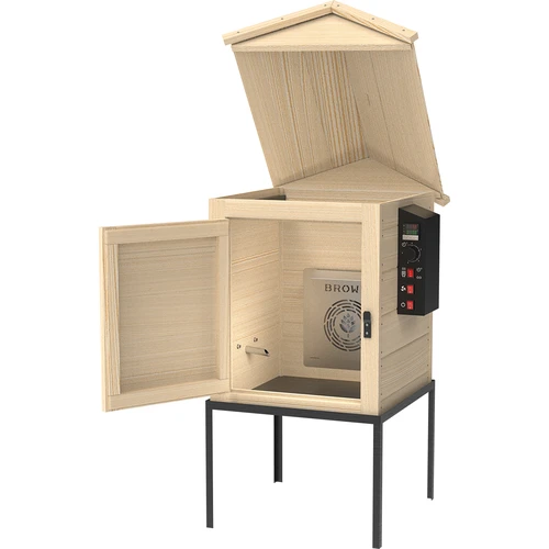 Pušnica 115 L dragON Wood 60E drvena, s električnim grijaćim modulom i kontrolerom - 5