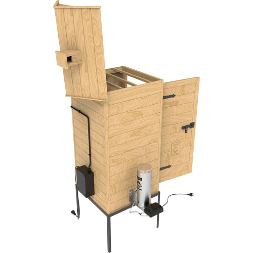 Pušnica 200 L dragON Larch E21 - od ariša, s električnim grijaćim modulom i kontrolerom - 6