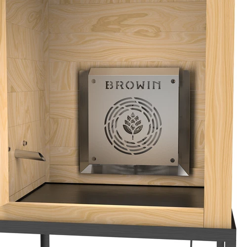 Pušnica 200 L dragON Larch E21 - od ariša, s električnim grijaćim modulom i kontrolerom - 10