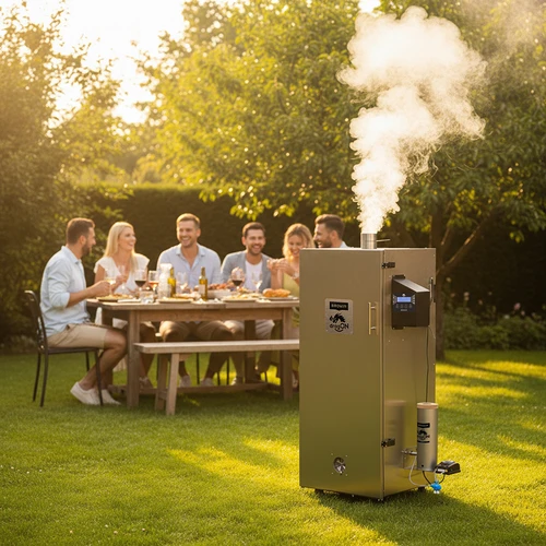 Pušnica dragON čelična 220 L, IQ – s Wi‑Fi upravljačem - 15