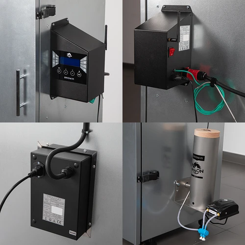 Pušnica dragON čelična 220 L, IQ – s Wi‑Fi upravljačem - 5