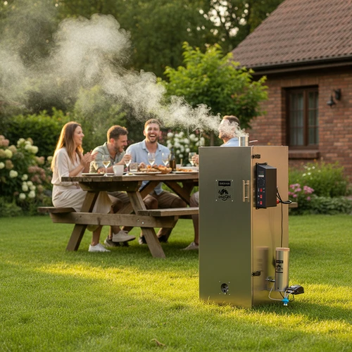 Pušnica dragON čelična 220 L – s digitalnim upravljačem - 13