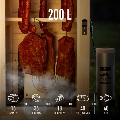 Pušnica dragON PLYWOOD NATURE – bez okvira, modularna, s digitalnim kontrolerom, 320L - 10