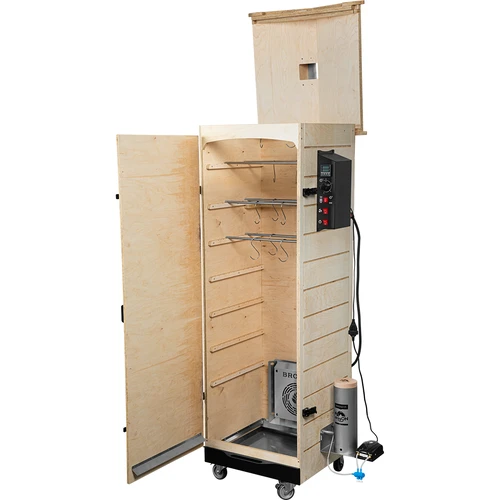 Pušnica dragON PLYWOOD NATURE – bez okvira, modularna, s digitalnim upravljačem, 320L - 3