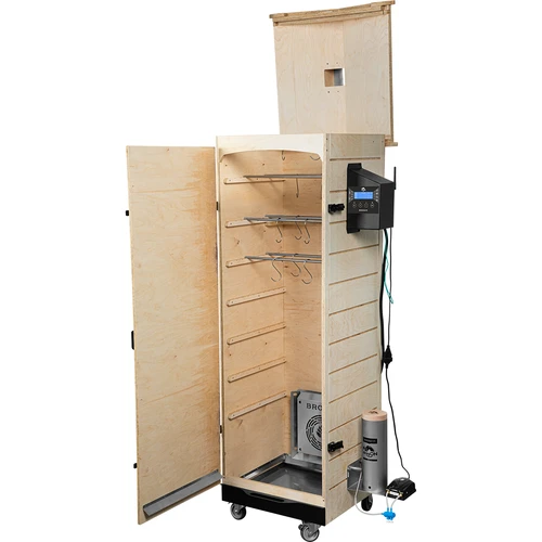 Pušnica dragON PLYWOOD NATURE – bez okvira, modularna, s Wi‑Fi upravljačem, 320L - 3