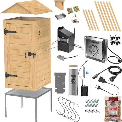 Pušnica s Wi-Fi, 200 L – dragON WOOD 100IQ s električnim grijaćim modulom i kontrolerom - 3