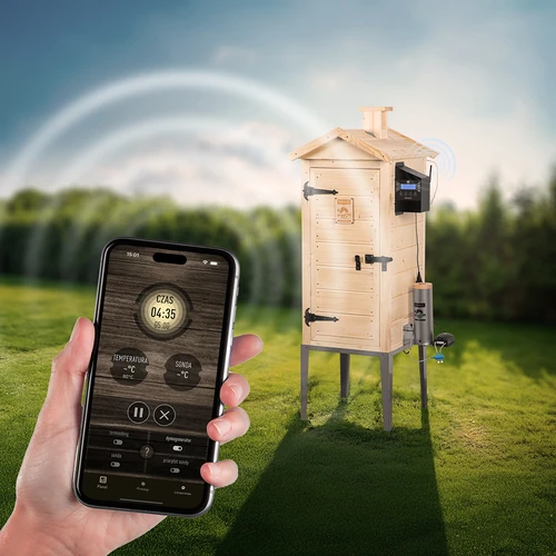 Pušnica s Wi-Fi, 200 L – dragON WOOD 100IQ s električnim grijaćim modulom i kontrolerom - 7