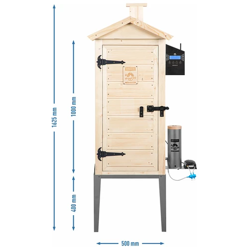 Pušnica s Wi-Fi, 200 L – dragON WOOD 100IQ s električnim grijaćim modulom i kontrolerom - 13