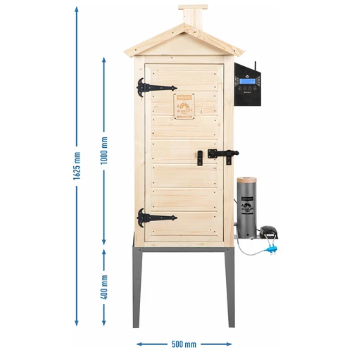 Pušnica s Wi-Fi, 200 L- dragON WOOD 100IQ s električnim grijaćim modulom i upravljačem - 14