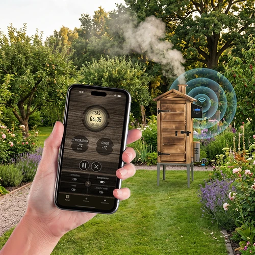 Pušnica s Wi-Fi, 200 L - dragON WOOD 100IQ s električnim grijaćim modulom i upravljačem, ložena drvom - 6