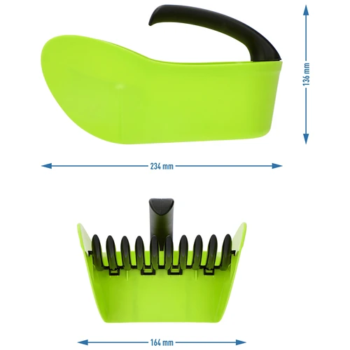 Sakupljač sitnog voća, zeleni, od plastike - 9