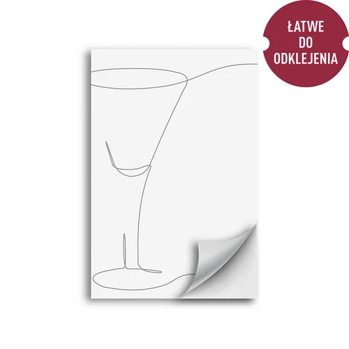 Samoljepljive etikete 60 x 90 mm za boce, likere, alkohol, votku - 20 kom. - 2