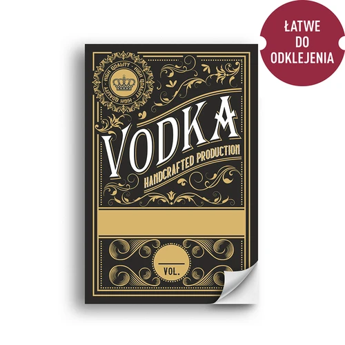 Samoljepljive etikete 60x90 mm za boce, votku, 3 uzorka 20 kom. - 6