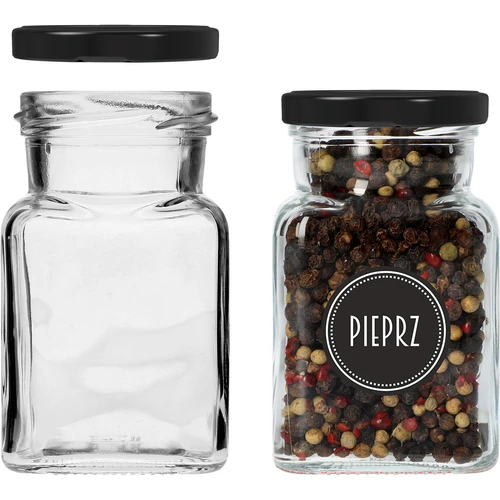 Set 12 x staklenka 150ml + 30 etiketa za označavanje začina - 7