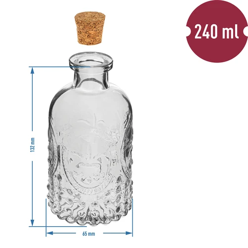 Set bočica s čepovima, 240 ml - 4 kom. - 5