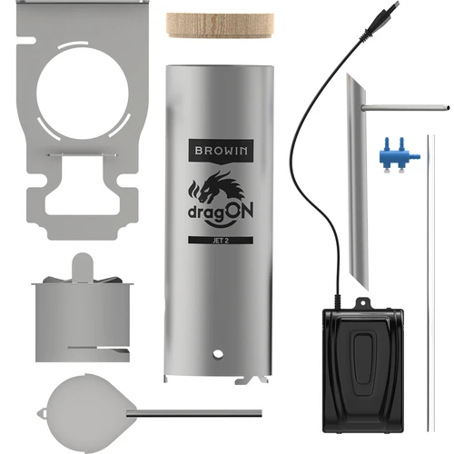 Set dragON za pušnice - IQ moduli s Wi-Fi i generator dima JET 2 LONG s pepeljarom - 7